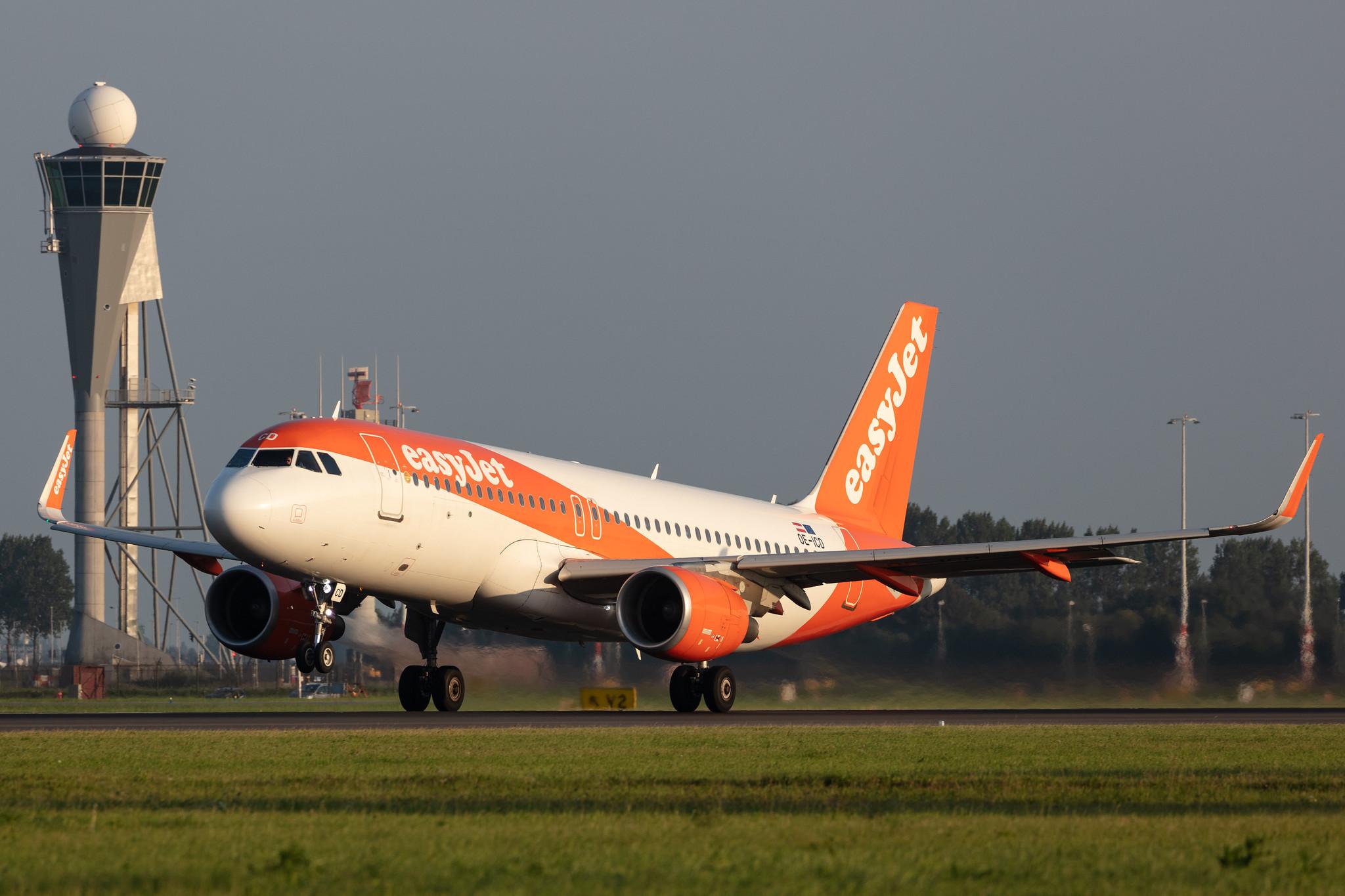 Amsterdam Schiphol: easyJet (U2 / EZY) | Operator: easyJet Europe |  Airbus A320-214 A320 | OE-ICD | MSN 7104