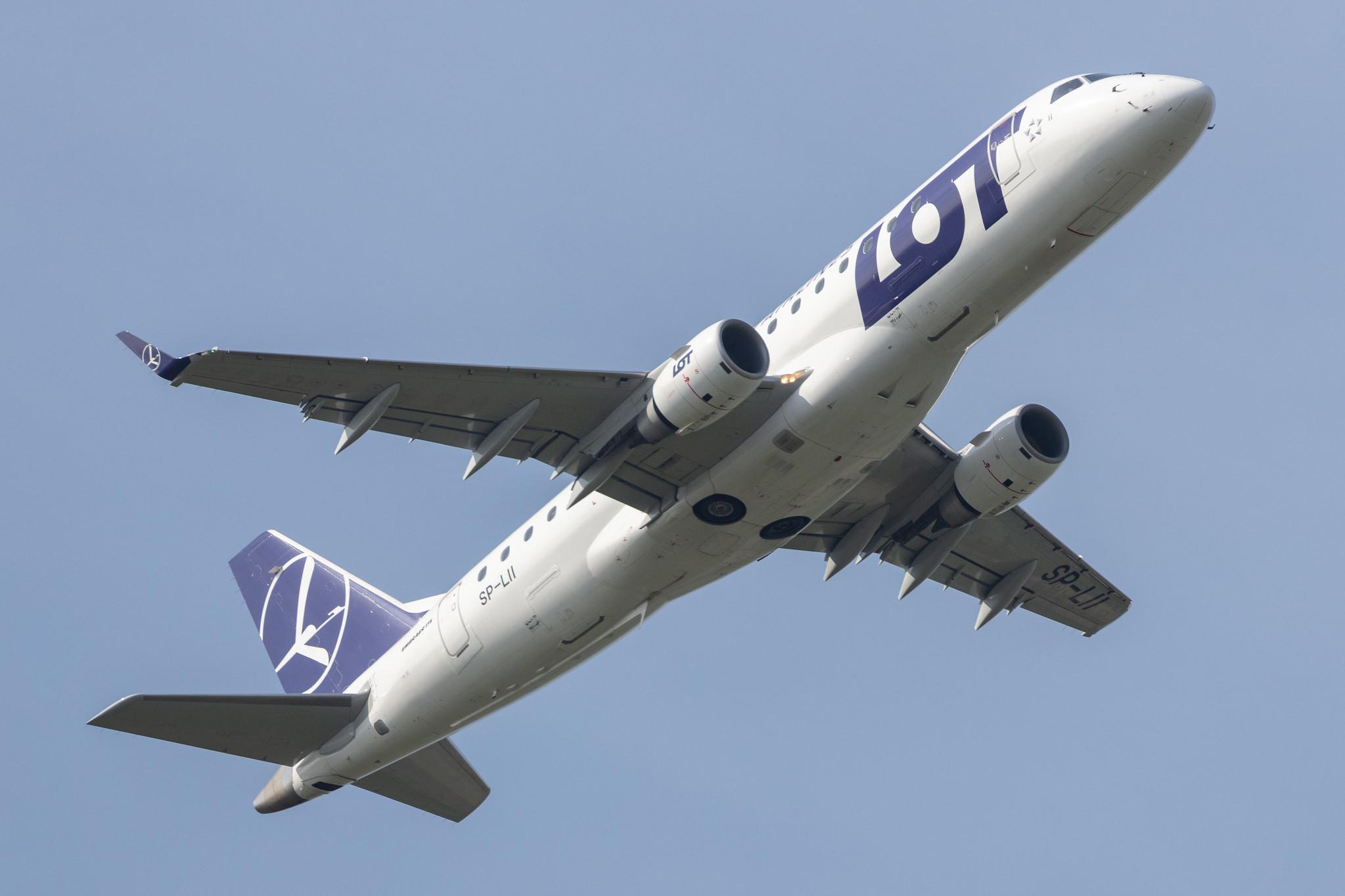 Amsterdam Schiphol: LOT (LO / LOT) |  Embraer E175LR E75S | SP-LII | MSN 17000290