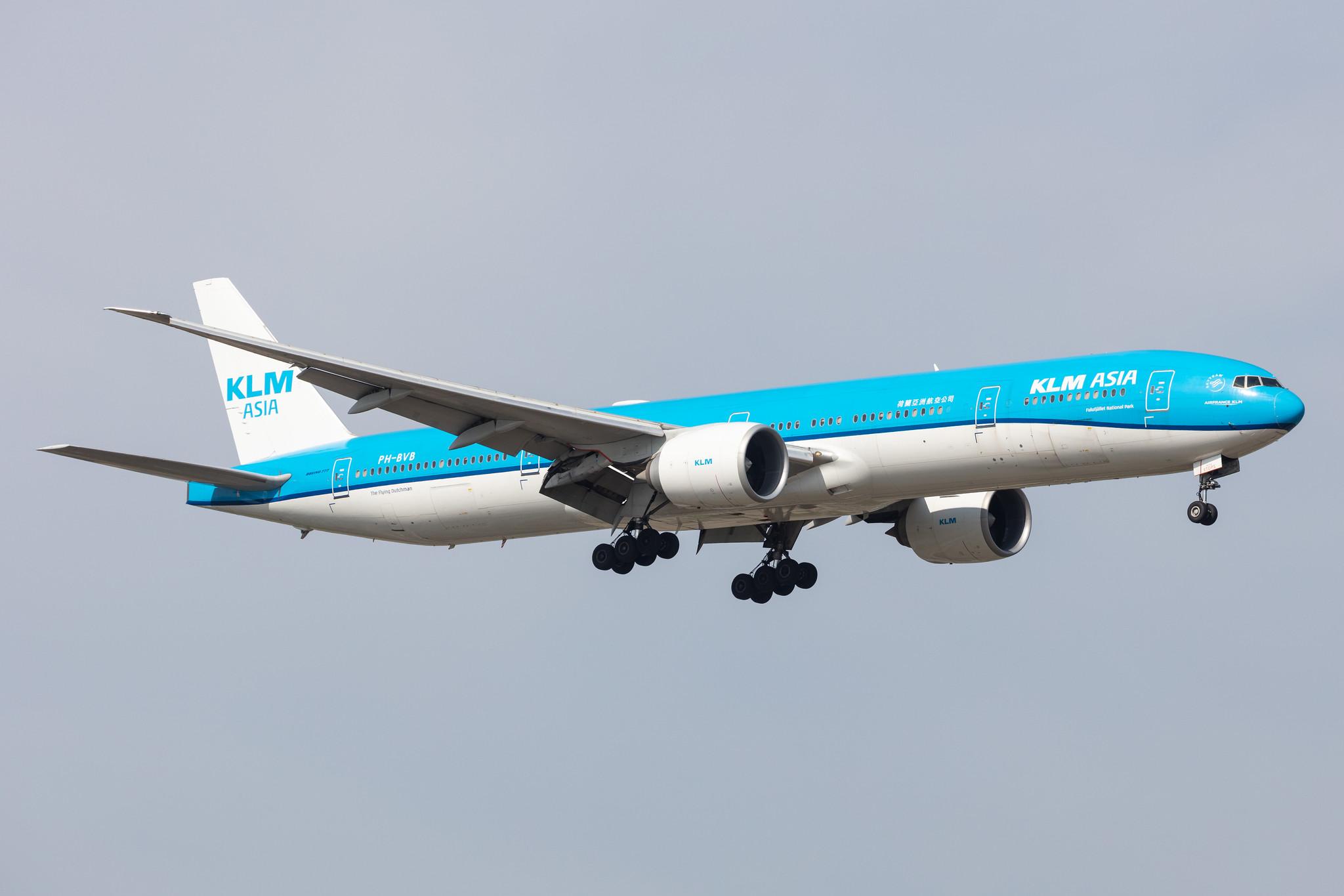 Amsterdam Schiphol: KLM (KL / KLM) |  Boeing 777-306(ER) B77W | PH-BVB | MSN 36145