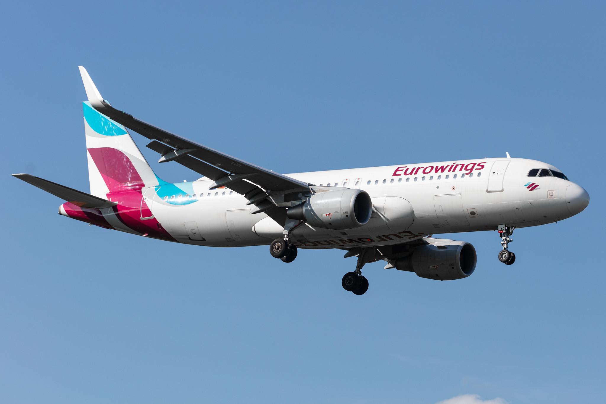 Hamburg Airport: Eurowings (EW / EWG) |  Airbus A320-214 A320 | D-AEWO | MSN 7394