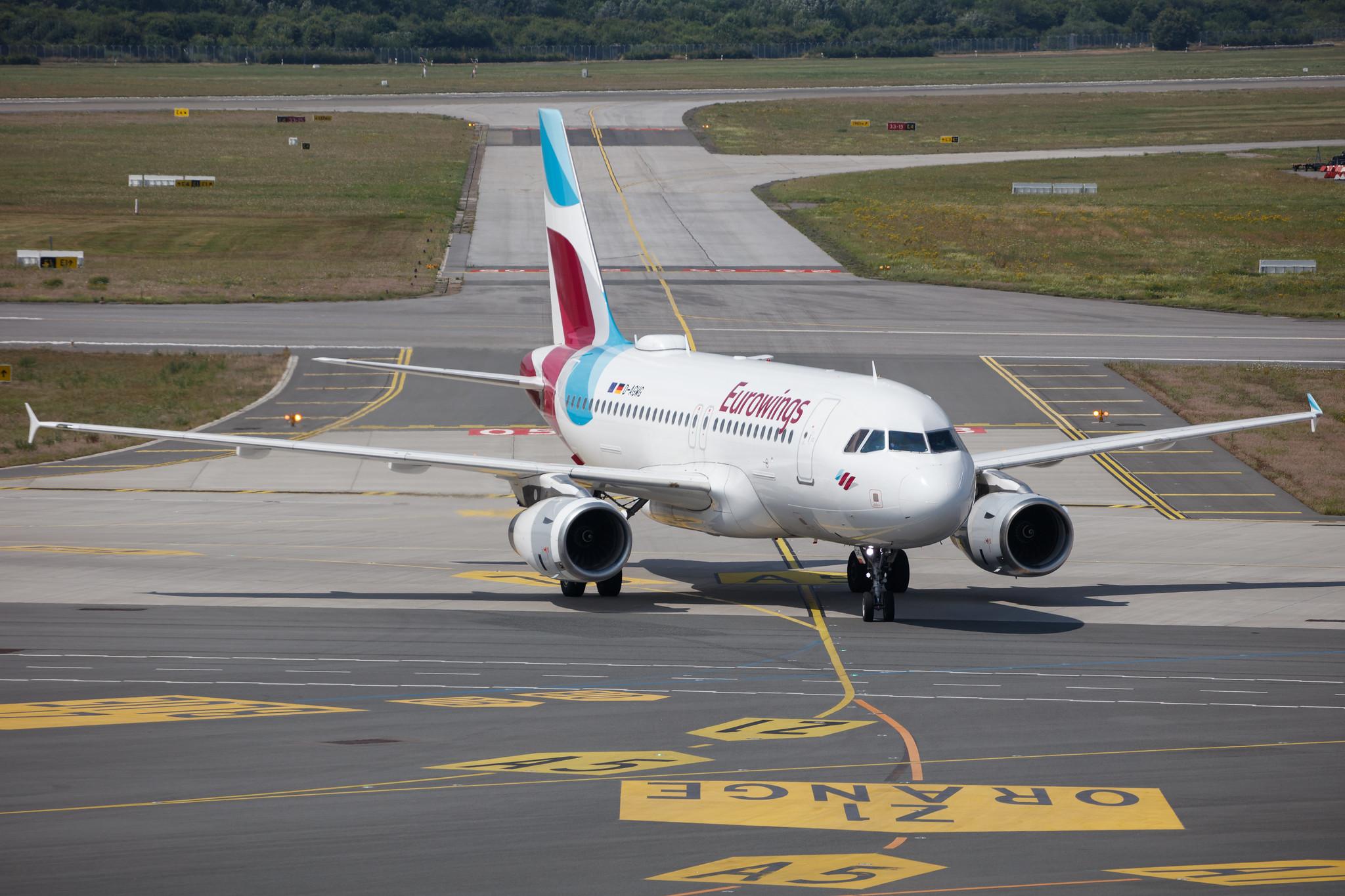 Hamburg Airport: Eurowings (EW / EWG) |  Airbus A319-132 A319 | D-AGWG | MSN 3193