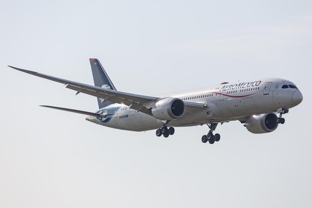 Amsterdam Schiphol: Aeromexico (AM / AMX) |  Boeing 787-9 Dreamliner B789 | N183AM | MSN 60285