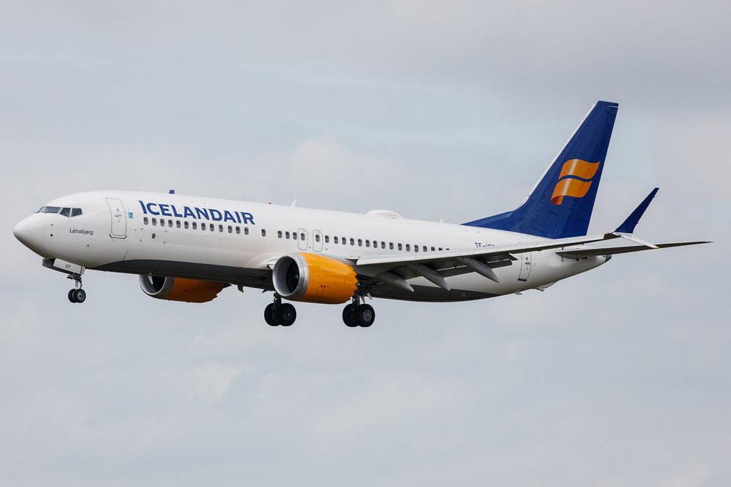 Hamburg Airport: Icelandair (FI / ICE) |  Boeing 737 MAX 8 B38M | TF-ICY | MSN 44354