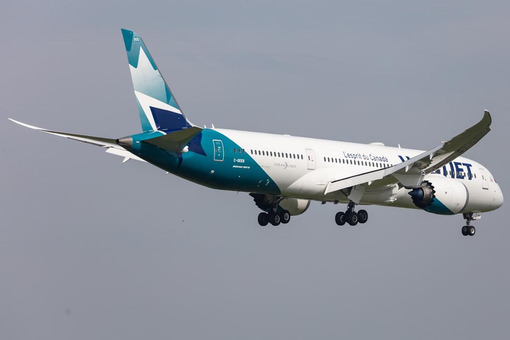 Amsterdam Schiphol: WestJet (WS / WJA) |  Boeing 787-9 Dreamliner B789 | C-GKKN | MSN 64977