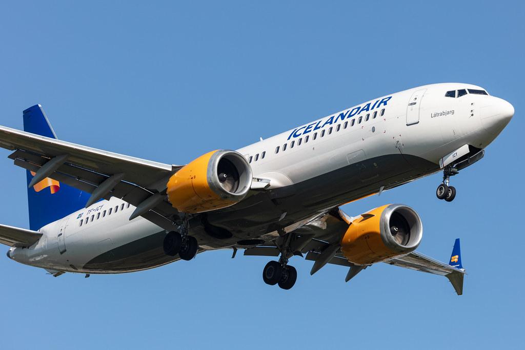 Hamburg Airport: Icelandair (FI / ICE) |  Boeing 737 MAX 8 B38M | TF-ICY | MSN 44354