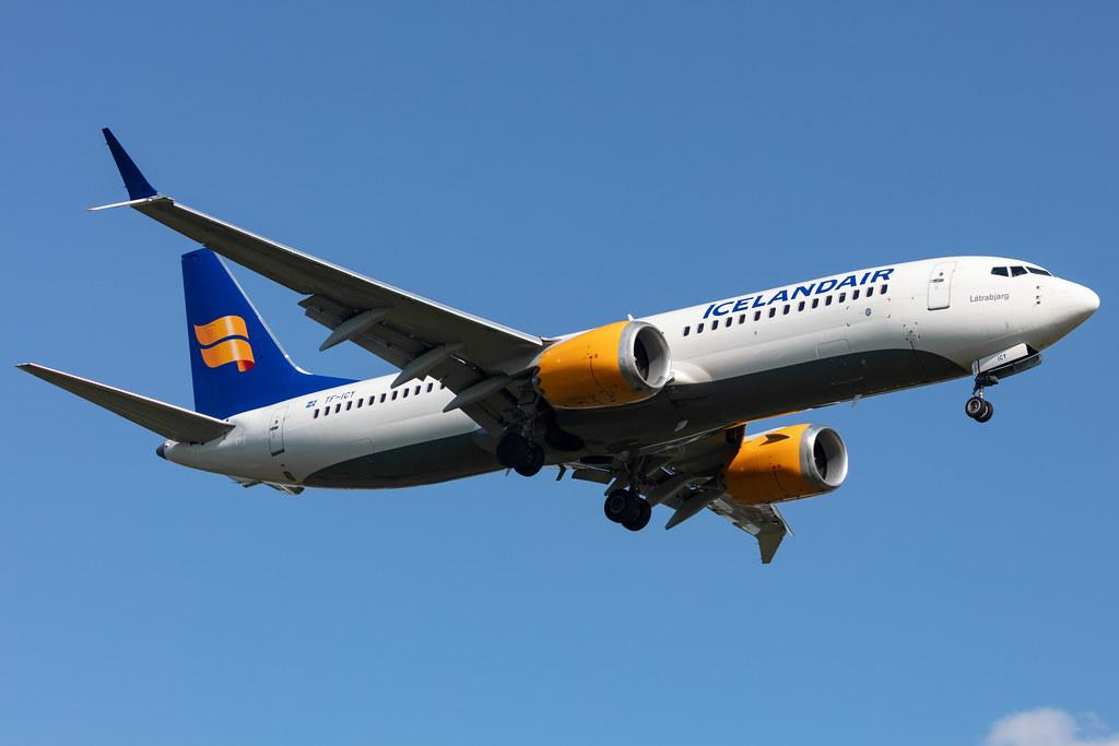 Hamburg Airport: Icelandair (FI / ICE) |  Boeing 737 MAX 8 B38M | TF-ICY | MSN 44354