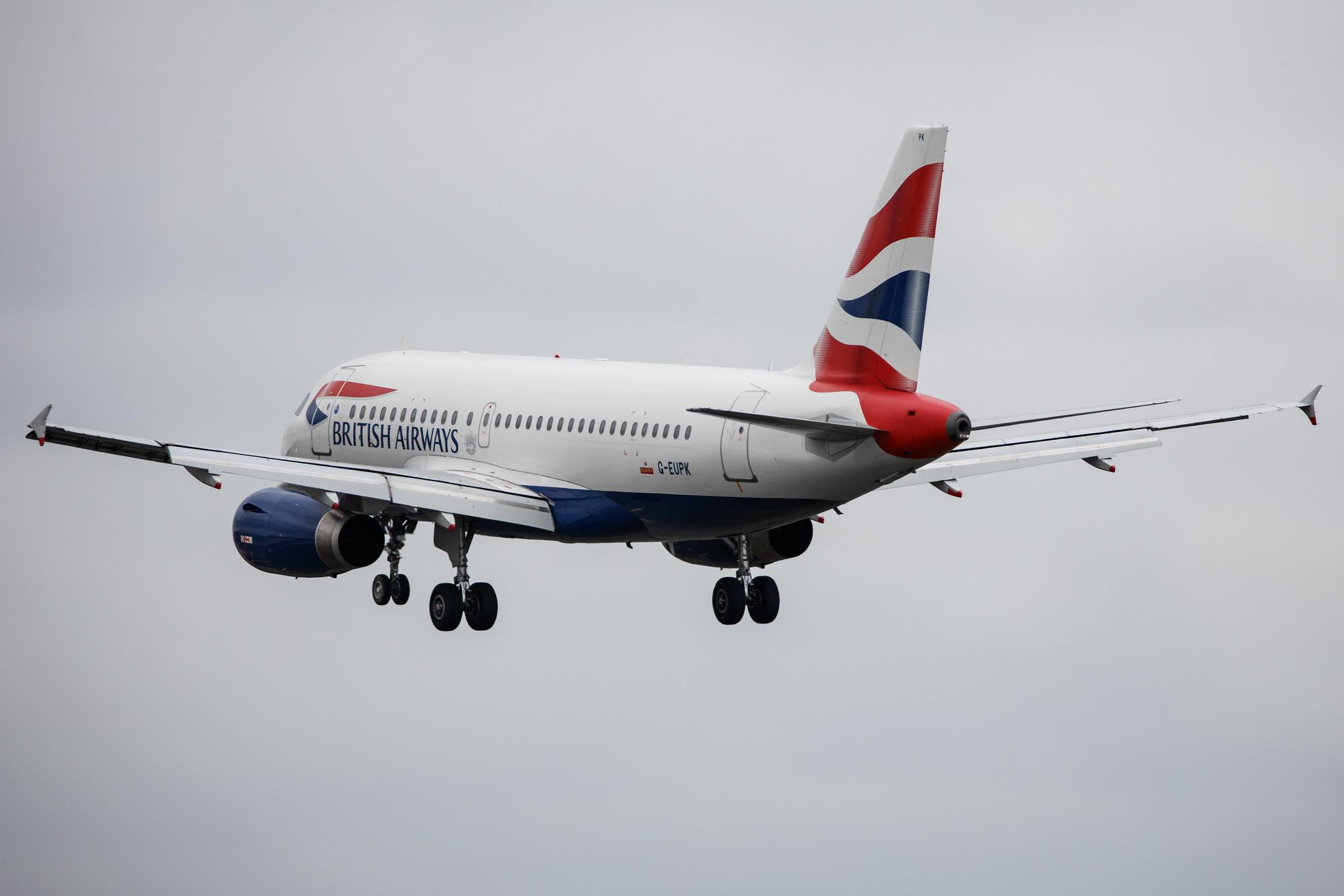Hamburg Airport: British Airways (BA / BAW) |  Airbus A319-131 A319 | G-EUPK | MSN 1236