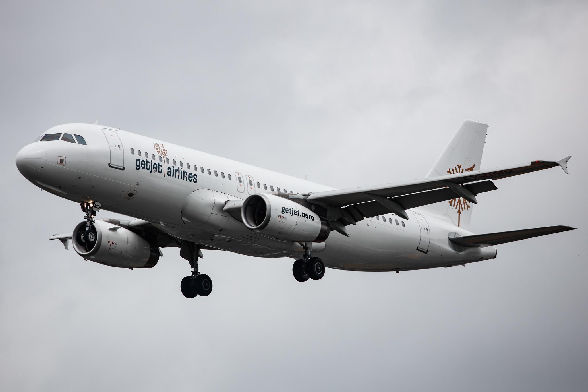 Hamburg Airport: GetJet Airlines (GW / GJT) |  Airbus A320-233 A320 | LY-EMU | MSN 2118