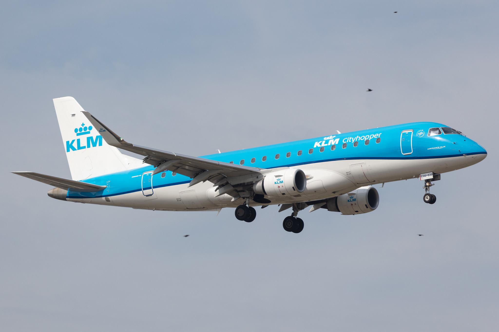 Amsterdam Schiphol: KLM (KL / KLM) | Operator: KLM Cityhopper |  Embraer E175STD E75L | PH-EXM | MSN 17000639