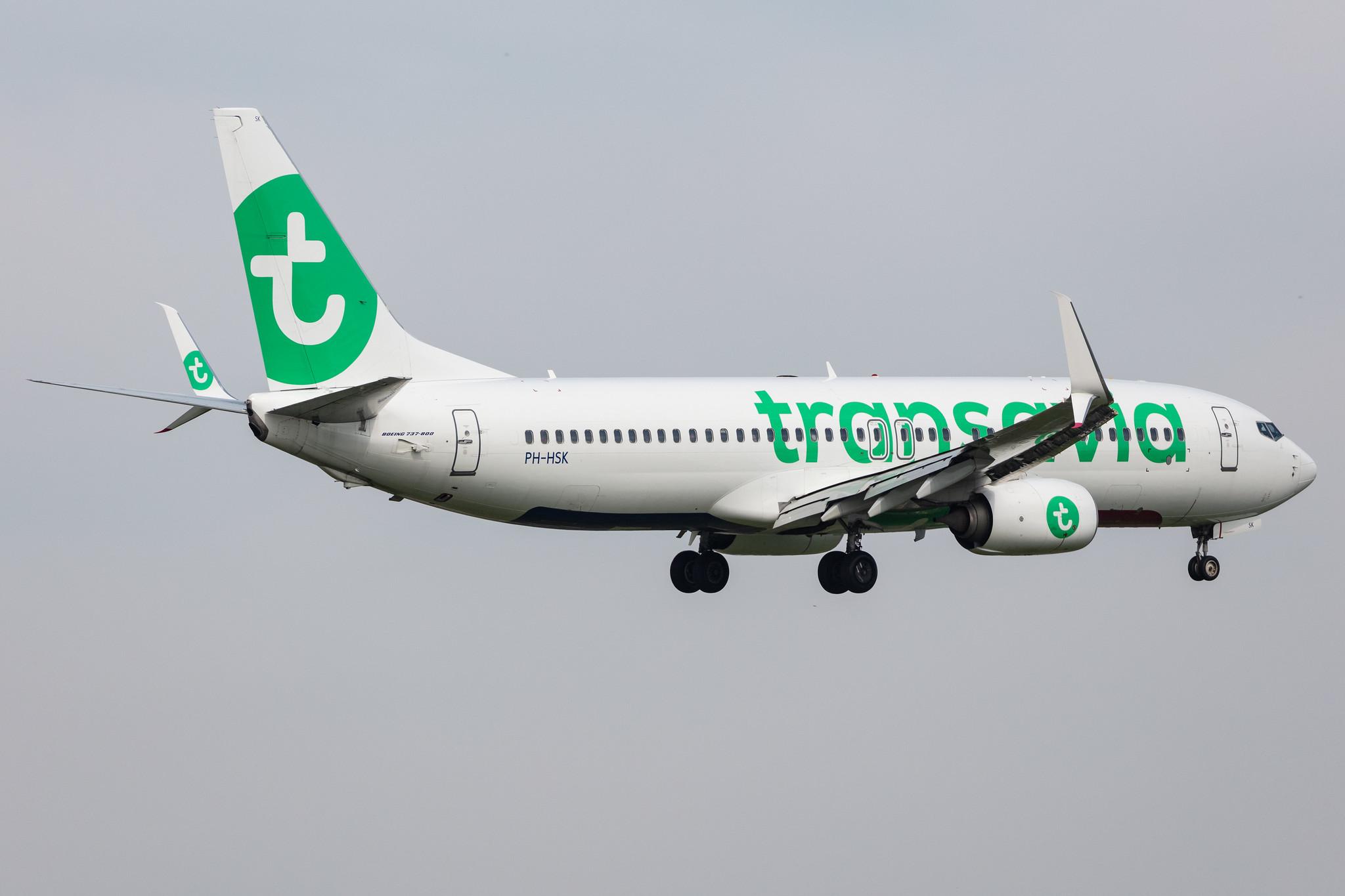 Amsterdam Schiphol: Transavia (HV / TRA) |  Boeing 737-8K2 B738 | PH-HSK | MSN 41330