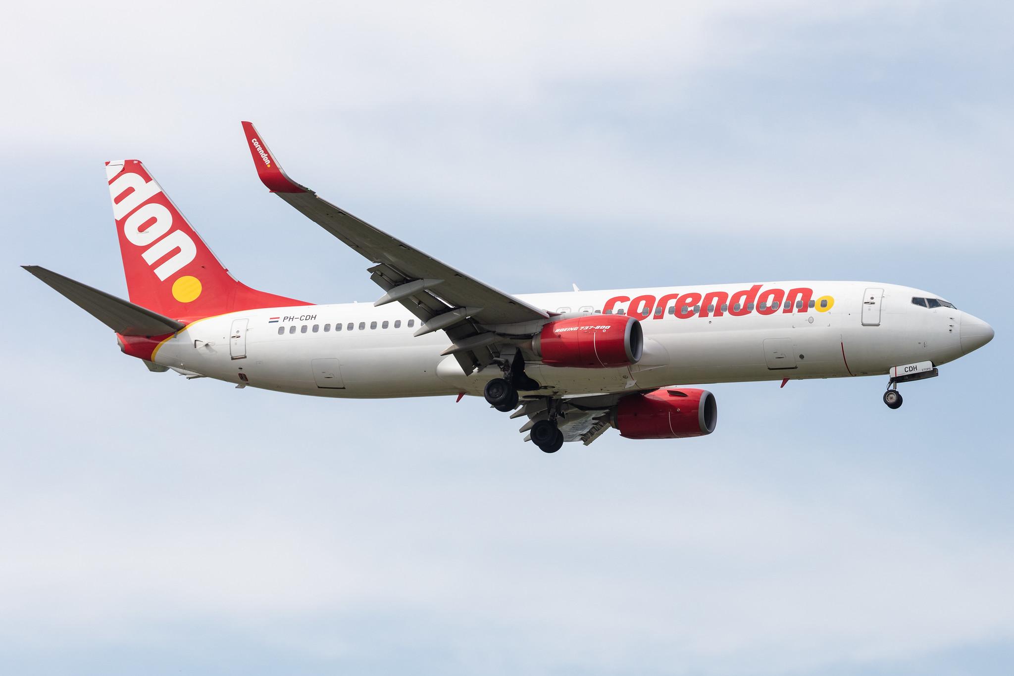 Amsterdam Schiphol: Corendon Airlines (XC / CAI) | Operator: Corendon Dutch Airlines |  Boeing 737-86J B738 | PH-CDH | MSN 36121