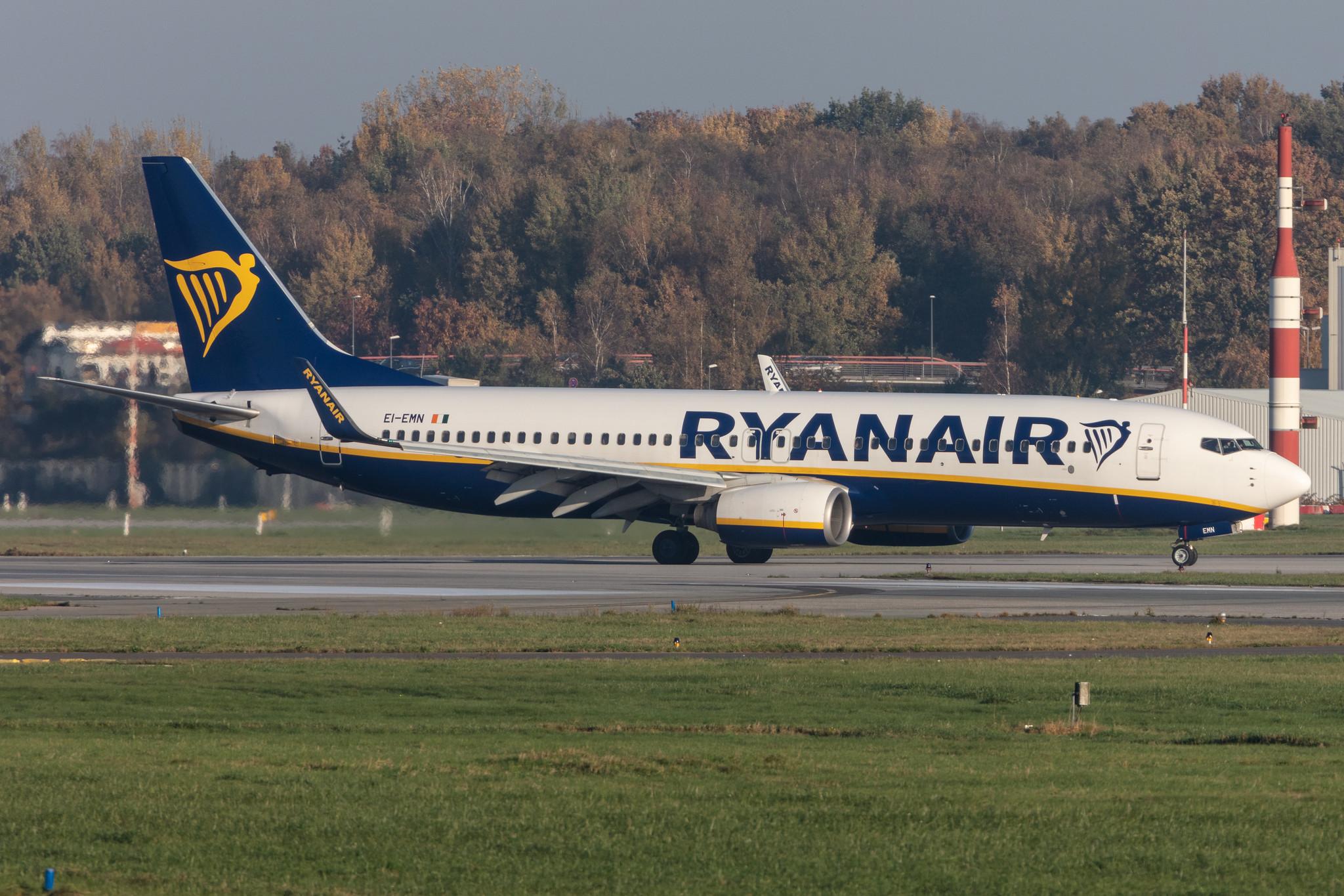 Hamburg Airport: Ryanair (FR / RYR) |  Boeing 737-8AS B738 | EI-EMN | MSN 38515