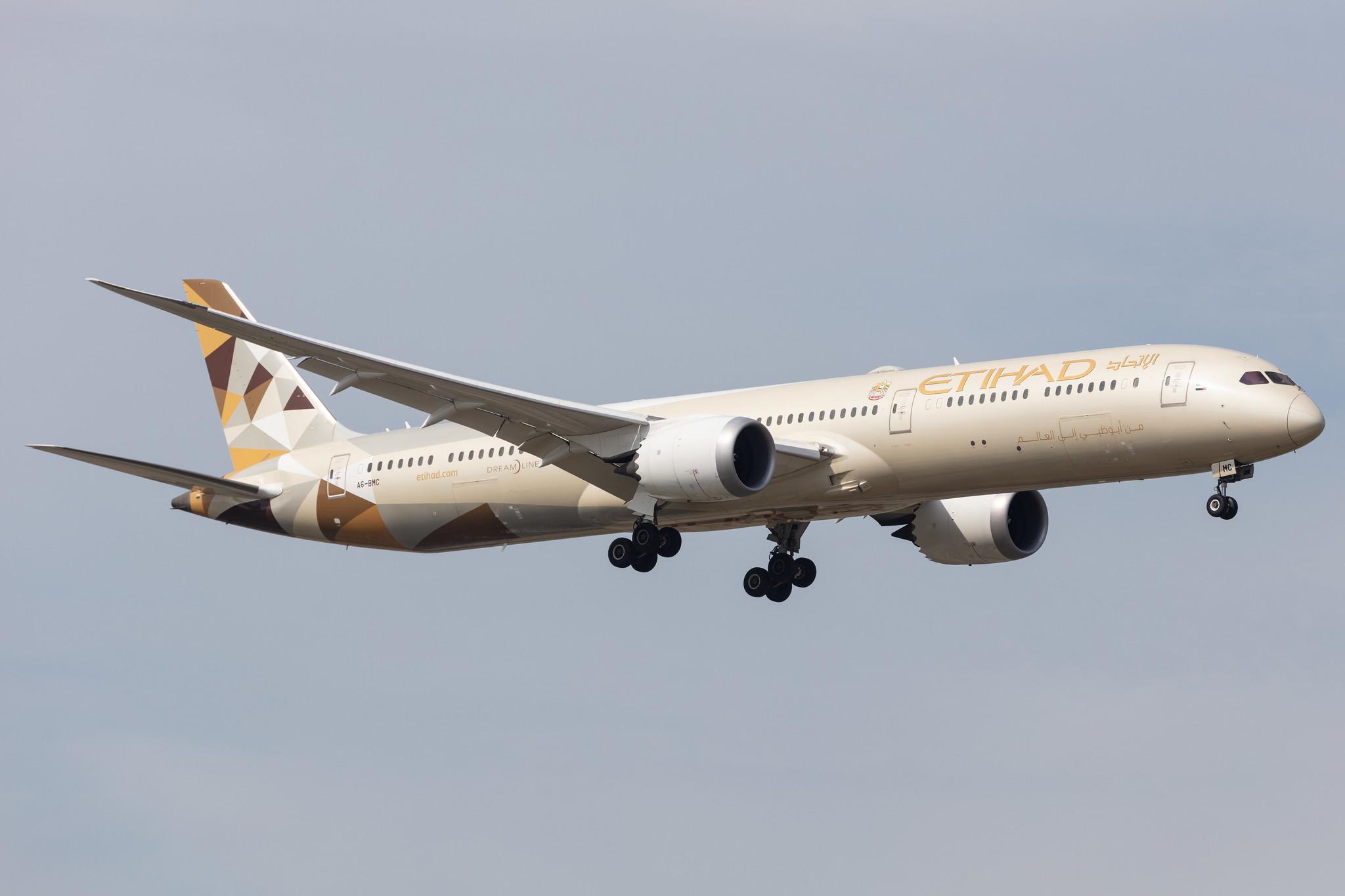 Amsterdam Schiphol: Etihad Airways (EY / ETD) |  Boeing 787-10 Dreamliner B78X | A6-BMC | MSN 60757