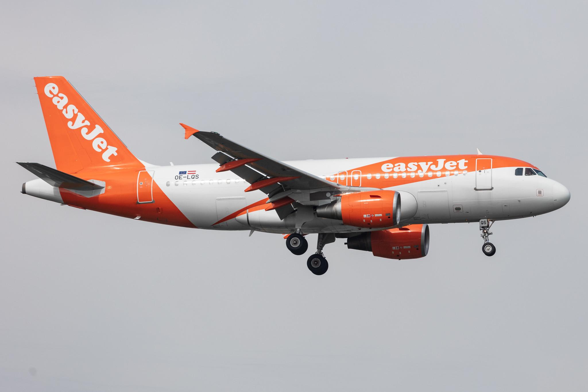 Amsterdam Schiphol: easyJet (U2 / EZY) | Operator: easyJet Europe |  Airbus A319-111 A319 | OE-LQS | MSN 4040