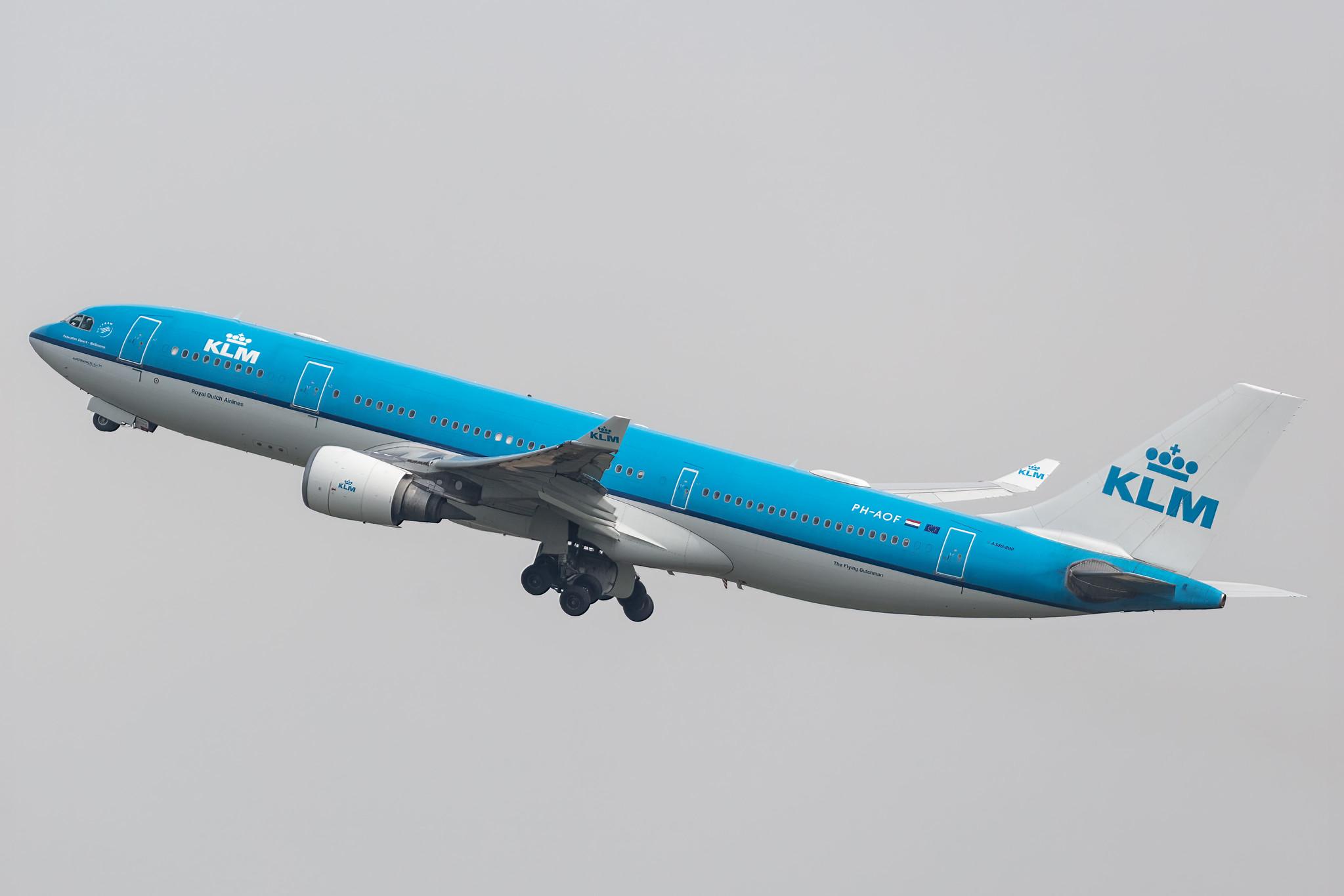 Amsterdam Schiphol: KLM (KL / KLM) |  Airbus A330-203 A332 | PH-AOF | MSN 0801