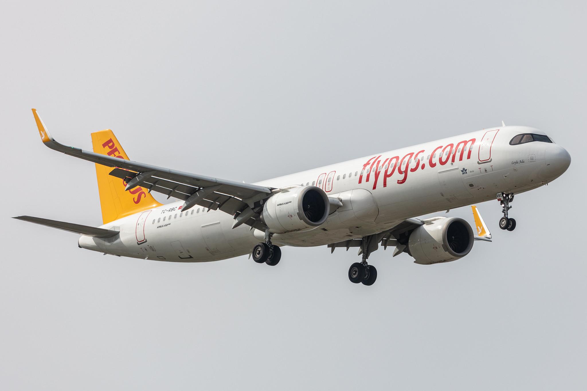 Amsterdam Schiphol: Pegasus (PC / PGT) | Operator: Pegasus Airlines |  Airbus A321-251NX A21N | TC-RBC | MSN 09281