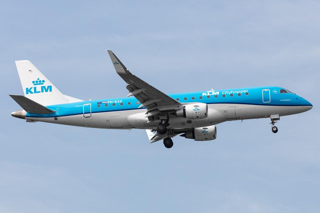 Amsterdam Schiphol: KLM (KL / KLM) | Operator: KLM Cityhopper |  Embraer E175STD E75L | PH-EXZ | MSN 17000723