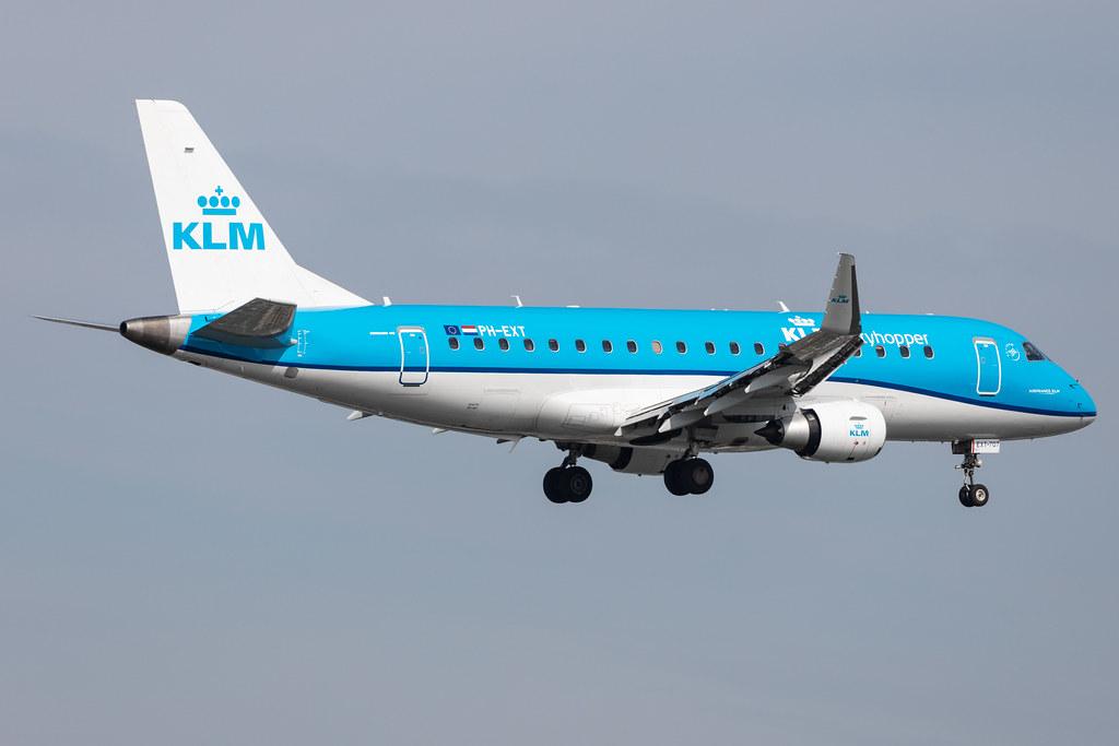 Amsterdam Schiphol: KLM (KL / KLM) | Operator: KLM Cityhopper |  Embraer E175STD E75L | PH-EXT | MSN 17000707