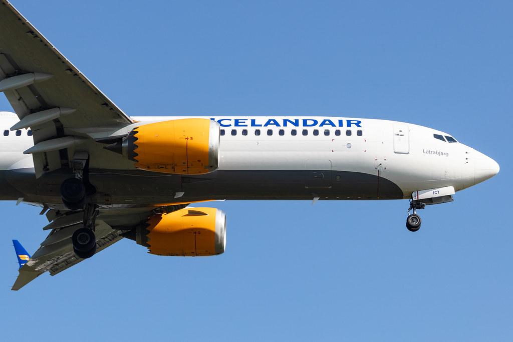 Hamburg Airport: Icelandair (FI / ICE) |  Boeing 737 MAX 8 B38M | TF-ICY | MSN 44354