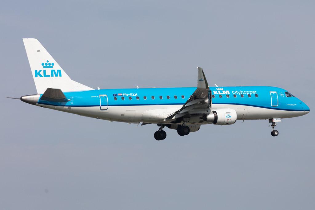 Amsterdam Schiphol: KLM (KL / KLM) | Operator: KLM Cityhopper |  Embraer E175STD E75S | PH-EXH | MSN 17000564