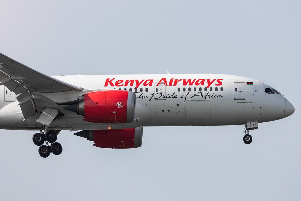 Amsterdam Schiphol: Kenya Airways (KQ / KQA) |  Boeing 787-8 Dreamliner B788 | 5Y-KZJ | MSN 36046