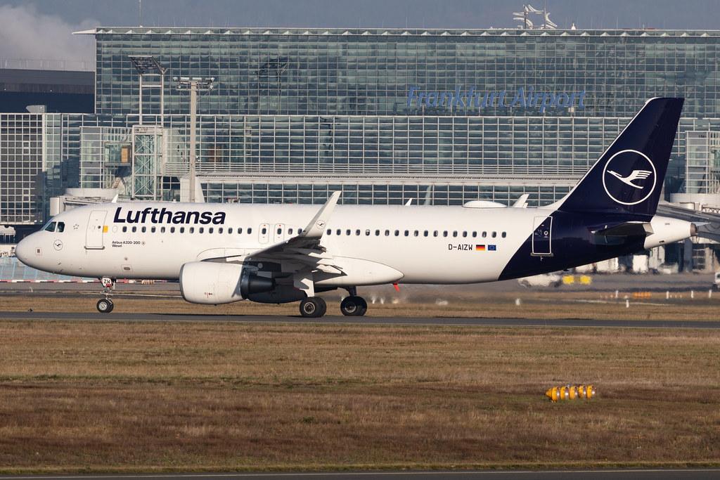 Frankfurt Airport: Lufthansa (LH / DLH) |  Airbus A320-214 A320 | D-AIZW | MSN 5694