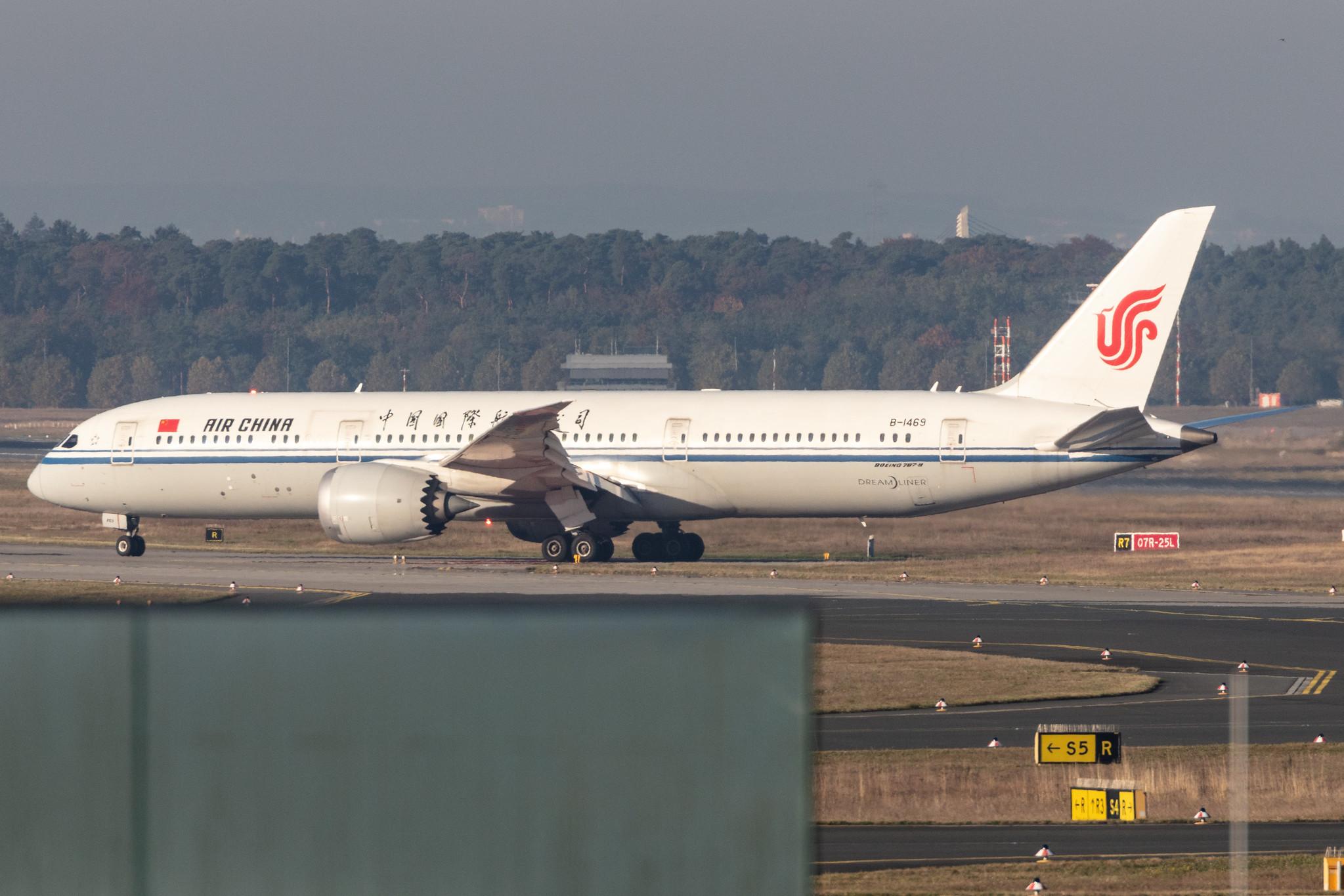 Frankfurt Airport: Air China (CA / CCA) |  Boeing 787-9 Dreamliner B789 | B-1469 | MSN 34317