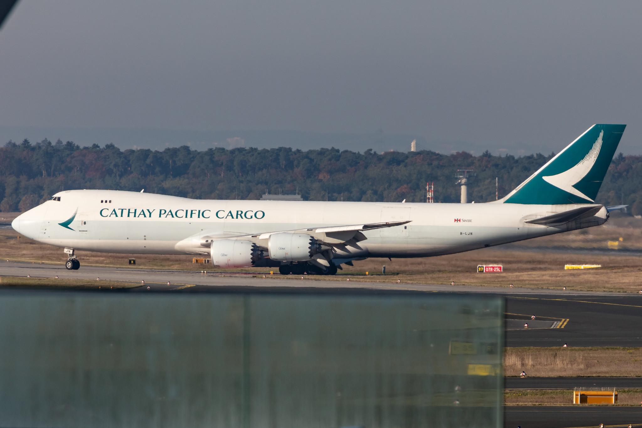 Frankfurt Airport: Cathay Pacific Cargo (CX / CPA) | Operator: Cathay Pacific |  Boeing 747-867(F) B748 | B-LJN | MSN 62823