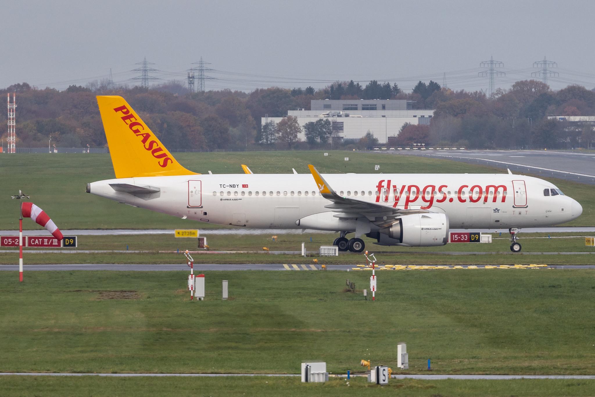 Hamburg Airport: Pegasus (PC / PGT) | Operator: Pegasus Airlines |  Airbus A320-251N A20N | TC-NBY | MSN 08292
