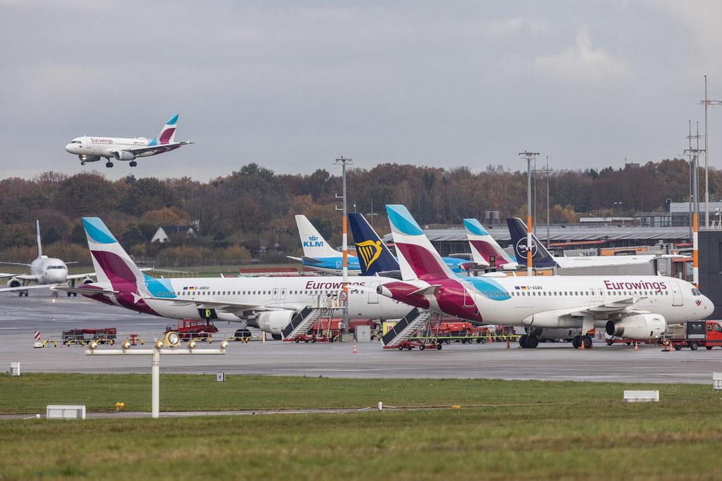Hamburg Airport: Blick aufs Vorfeld