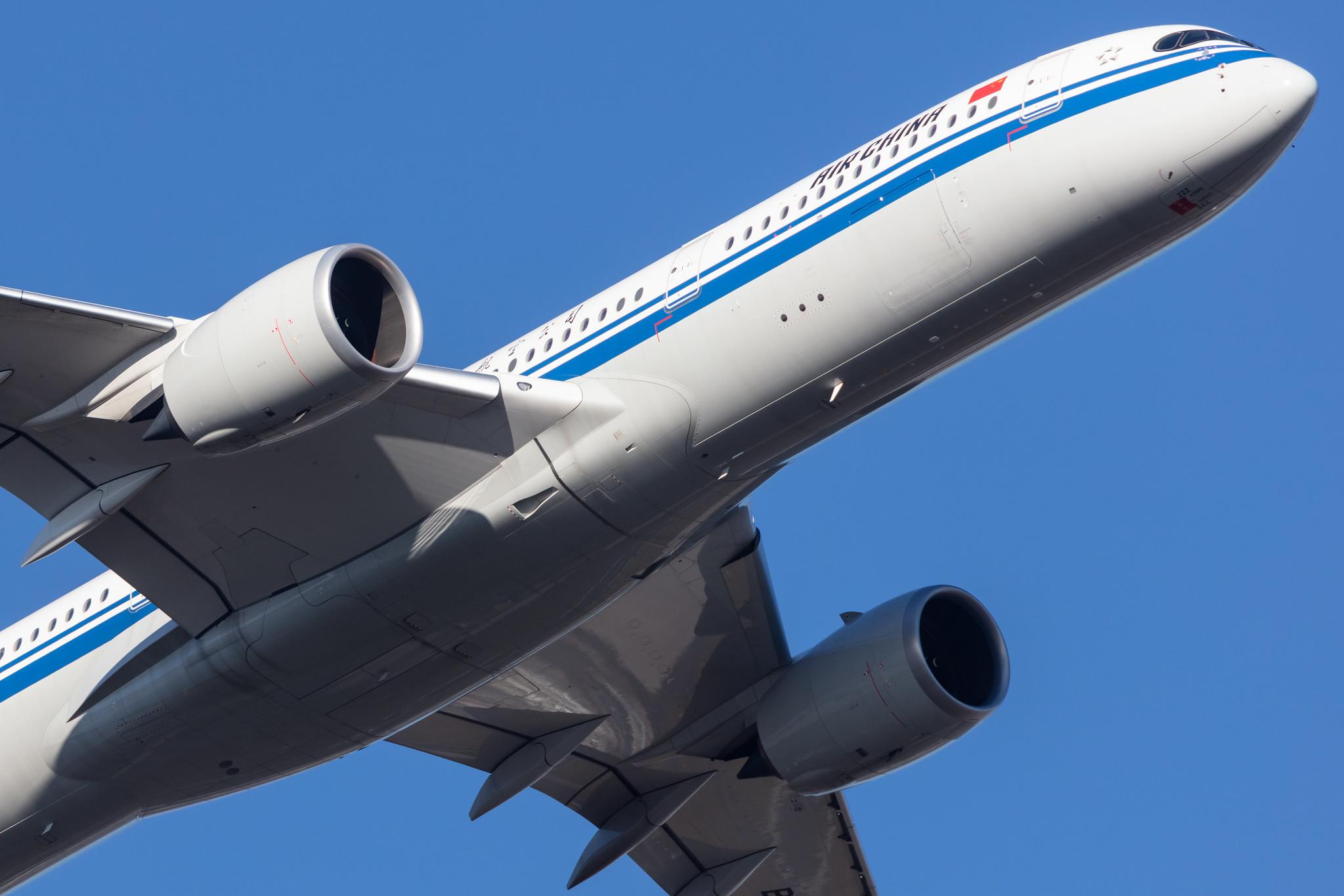 Frankfurt Airport: Air China (CA / CCA) |  Airbus A350-941 A359 | B-322Z | MSN 481