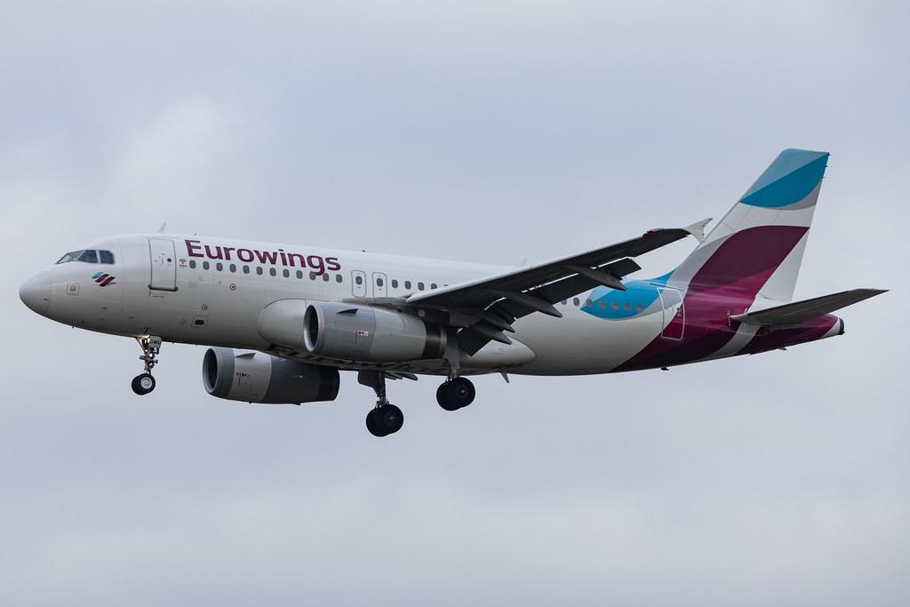 Hamburg Airport: Eurowings (EW / EWG) |  Airbus A319-132 A319 | D-AGWU | MSN 5457