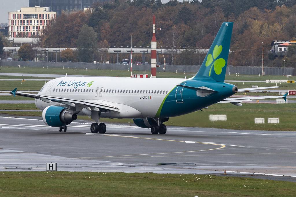 Hamburg Airport: Aer Lingus (EI / EIN) |  Airbus A320-214 A320 | EI-DVK | MSN 4572