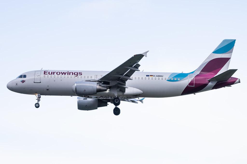 Hamburg Airport: Eurowings (EW / EWG) |  Airbus A320-214 A320 | D-ABNU | MSN 2591
