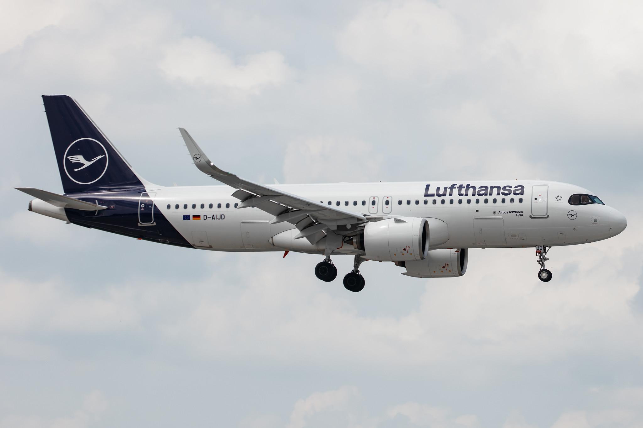 Hamburg Airport: Lufthansa (LH / DLH) |  Airbus A320-271N A20N | D-AIJD | MSN 10281