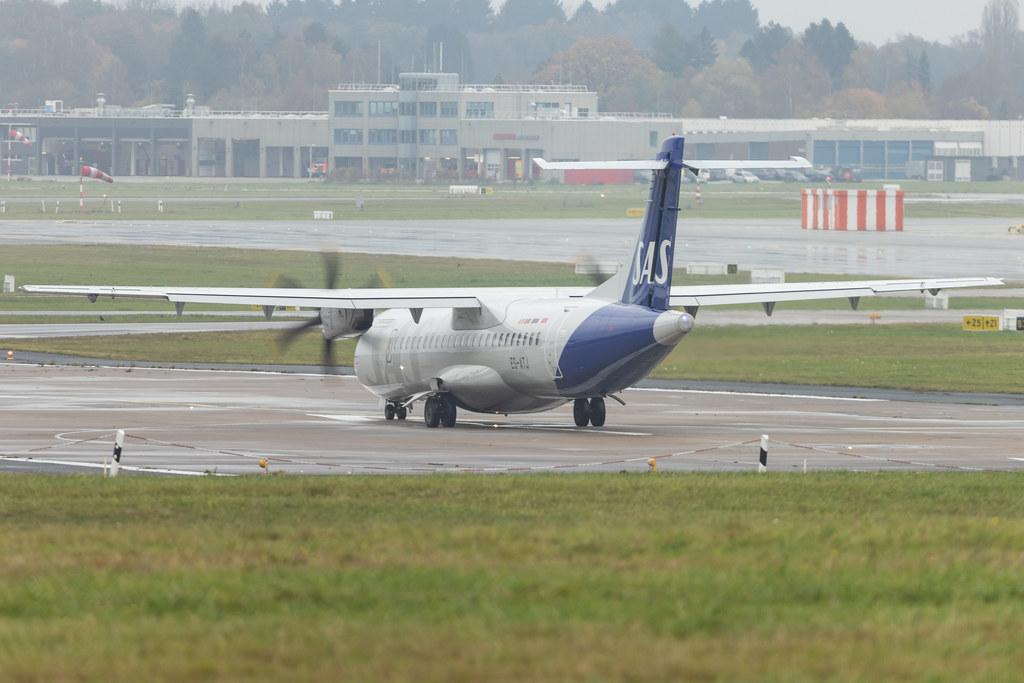 Hamburg Airport: SAS (SK / SAS) | Operator: Xfly |  ATR 72-600 AT76 | ES-ATJ | MSN 1056