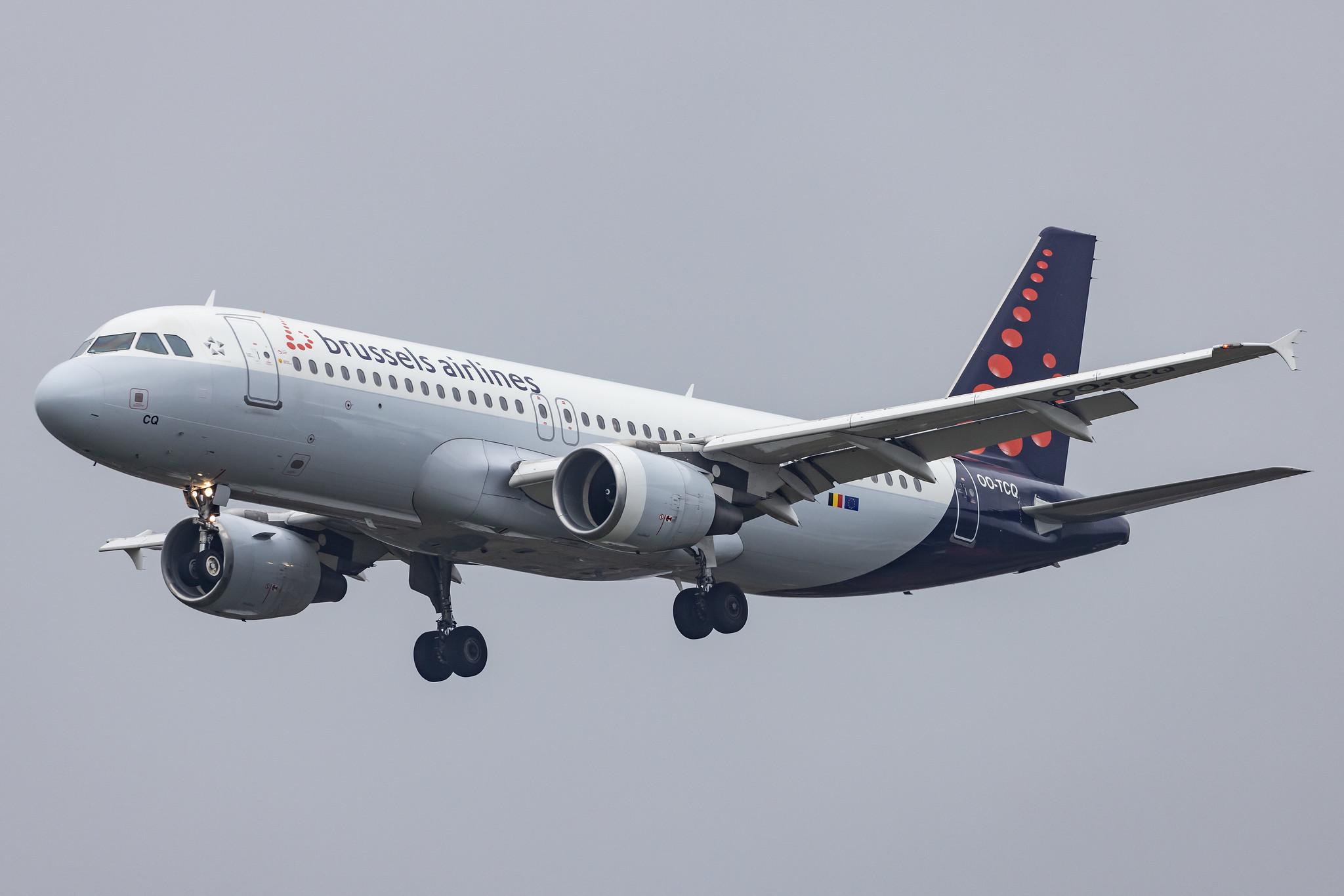 Hamburg Airport: Brussels Airlines (SN / BEL) |  Airbus A320-214 A320 | OO-TCQ | MSN 2114