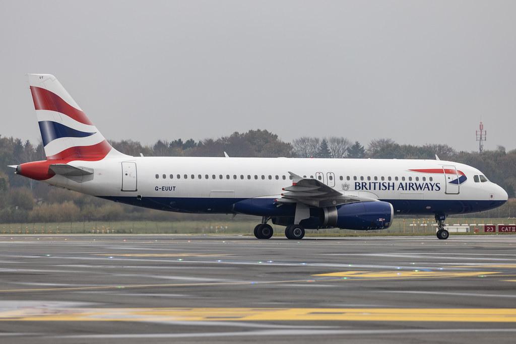 Hamburg Airport: British Airways (BA / BAW) |  Airbus A320-232 A320 | G-EUUT | MSN 3314