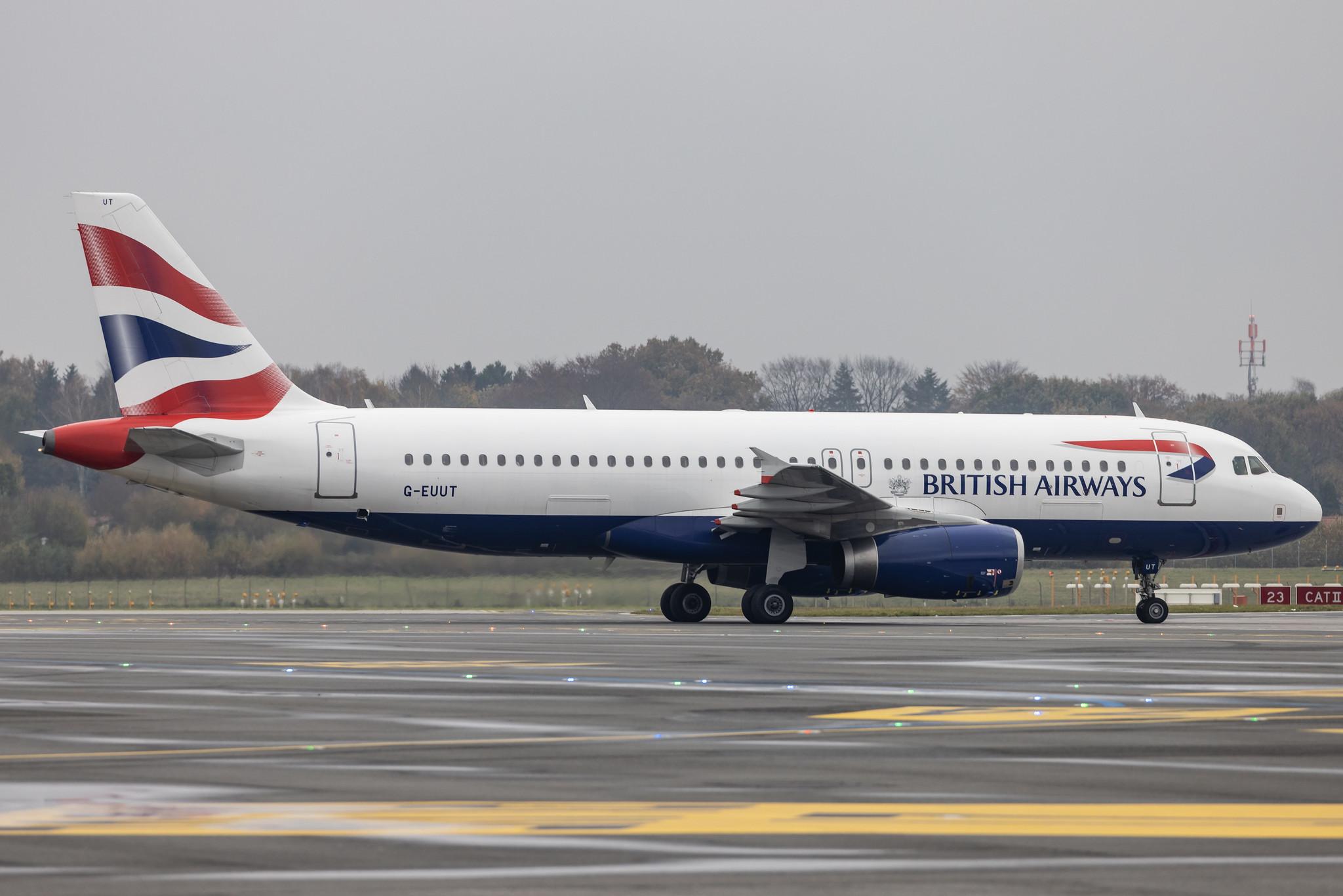 Hamburg Airport: British Airways (BA / BAW) |  Airbus A320-232 A320 | G-EUUT | MSN 3314