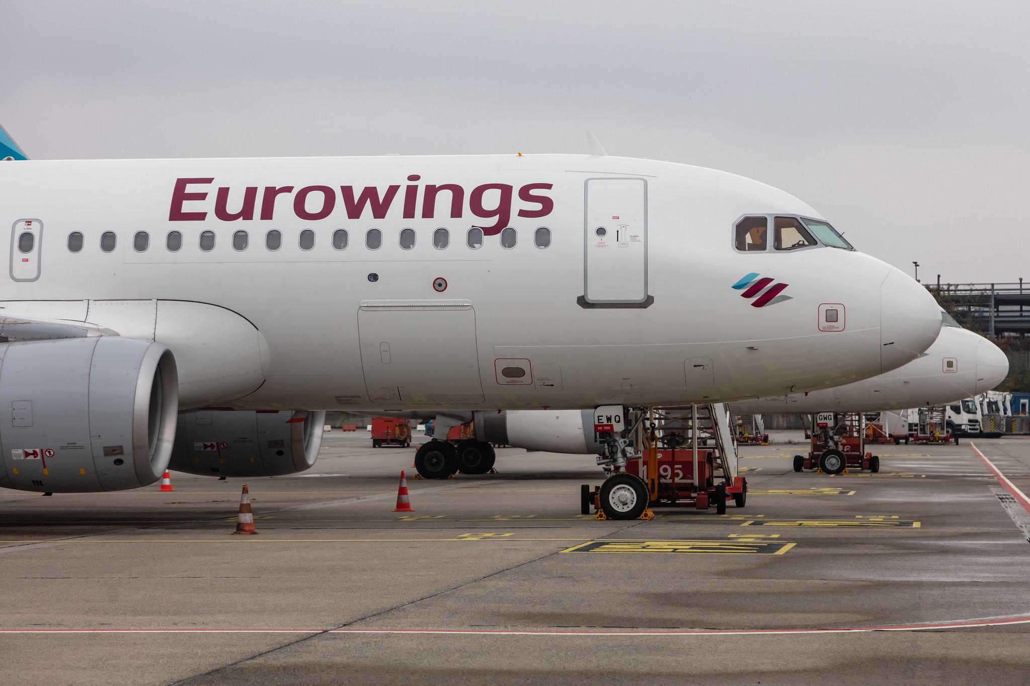 Hamburg Airport: Eurowings (EW / EWG) |  Airbus A320-214 A320 | D-AEWQ | MSN 7398