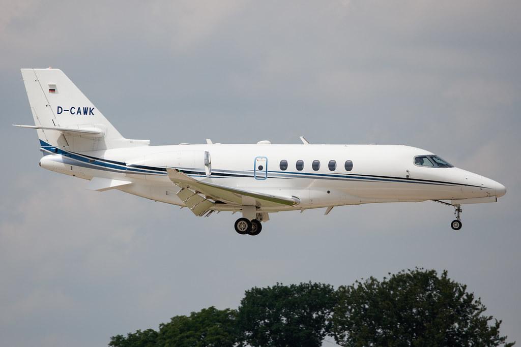 Hamburg Airport: Aerowest |  Cessna 680A Citation Latitude C68A | D-CAWK | MSN 680A-0107