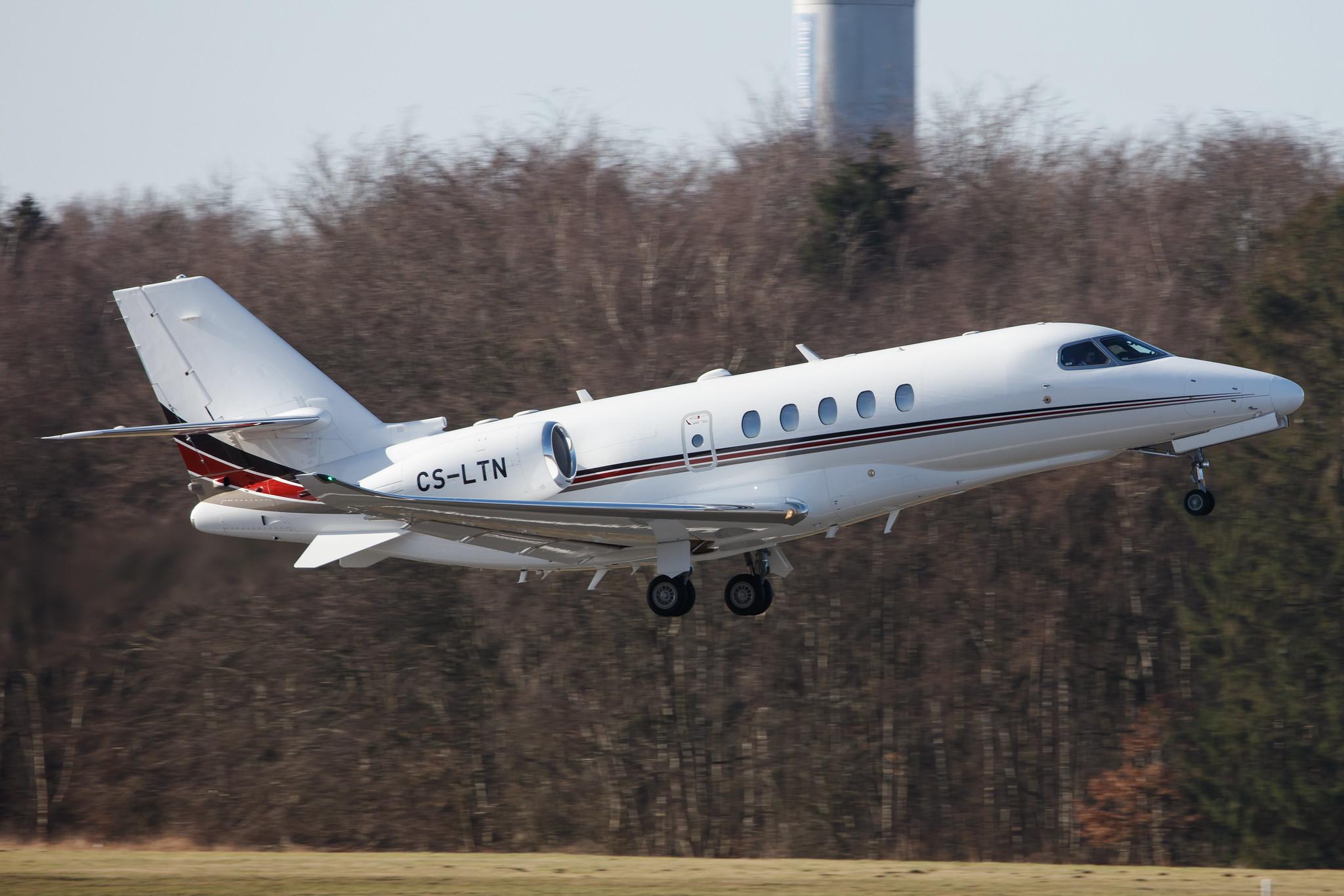 Hamburg Airport: NetJets Europe (/ NJE) |  Cessna 680A Citation Latitude C68A | CS-LTN | MSN 680A-0228