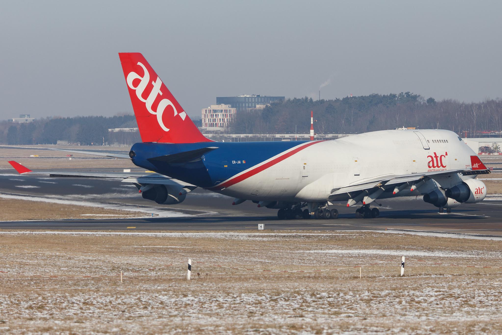 Hamburg Airport: Aerotranscargo (/ ATG) |  Boeing 747-412(BDSF) B744 | ER-JAI | MSN 26562