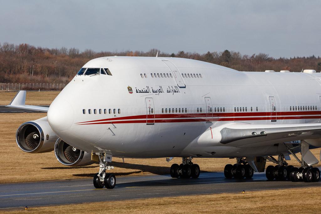 Hamburg Airport: Dubai Air Wing (/ DUB) | Boeing 747-48E(M) B747 | A6-HMM | MSN 28551