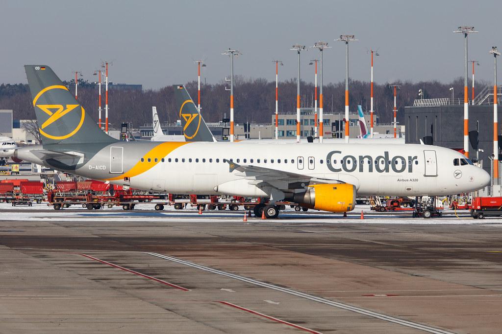 Hamburg Airport: Condor (DE / CFG) |  Airbus A320-212 A320 | D-AICD | MSN 0884
