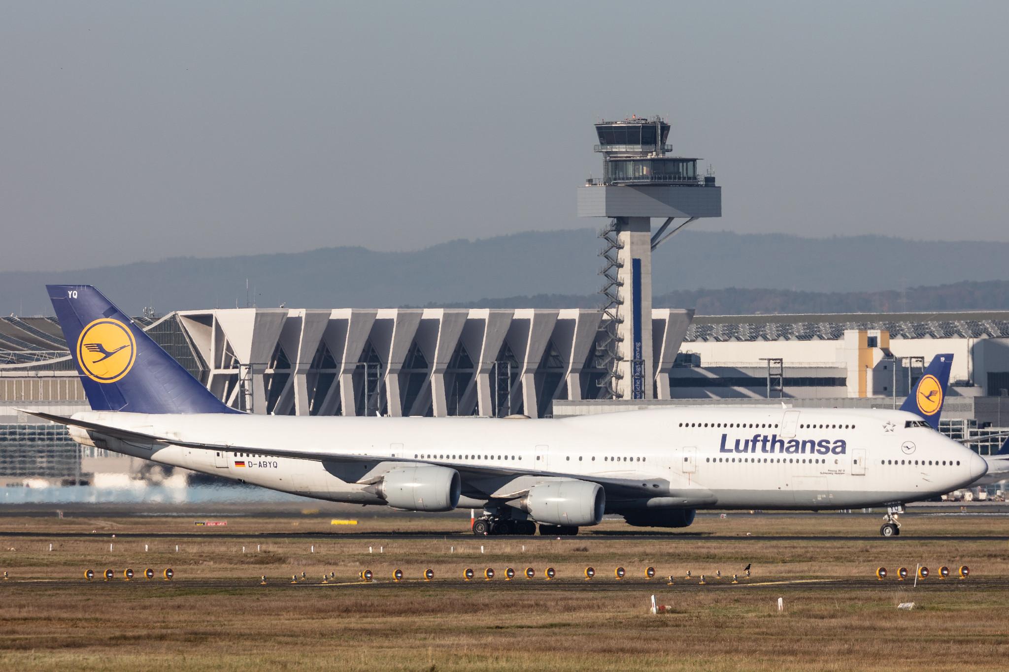 Frankfurt Airport: Lufthansa (LH / DLH) |  Boeing 747-830 B748 | D-ABYQ | MSN 37840