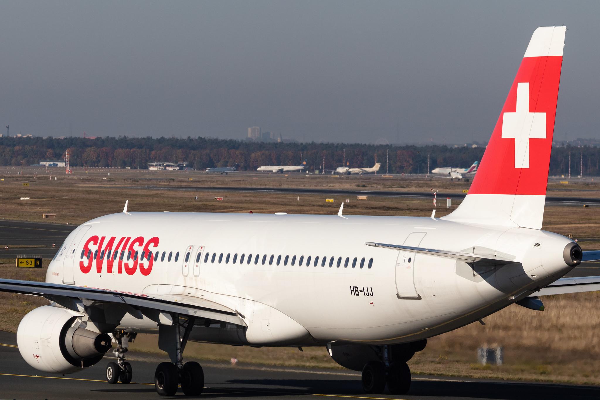 Frankfurt Airport: Swiss (LX / SWR) |  Airbus A320-214 A320 | HB-IJJ | MSN 0585