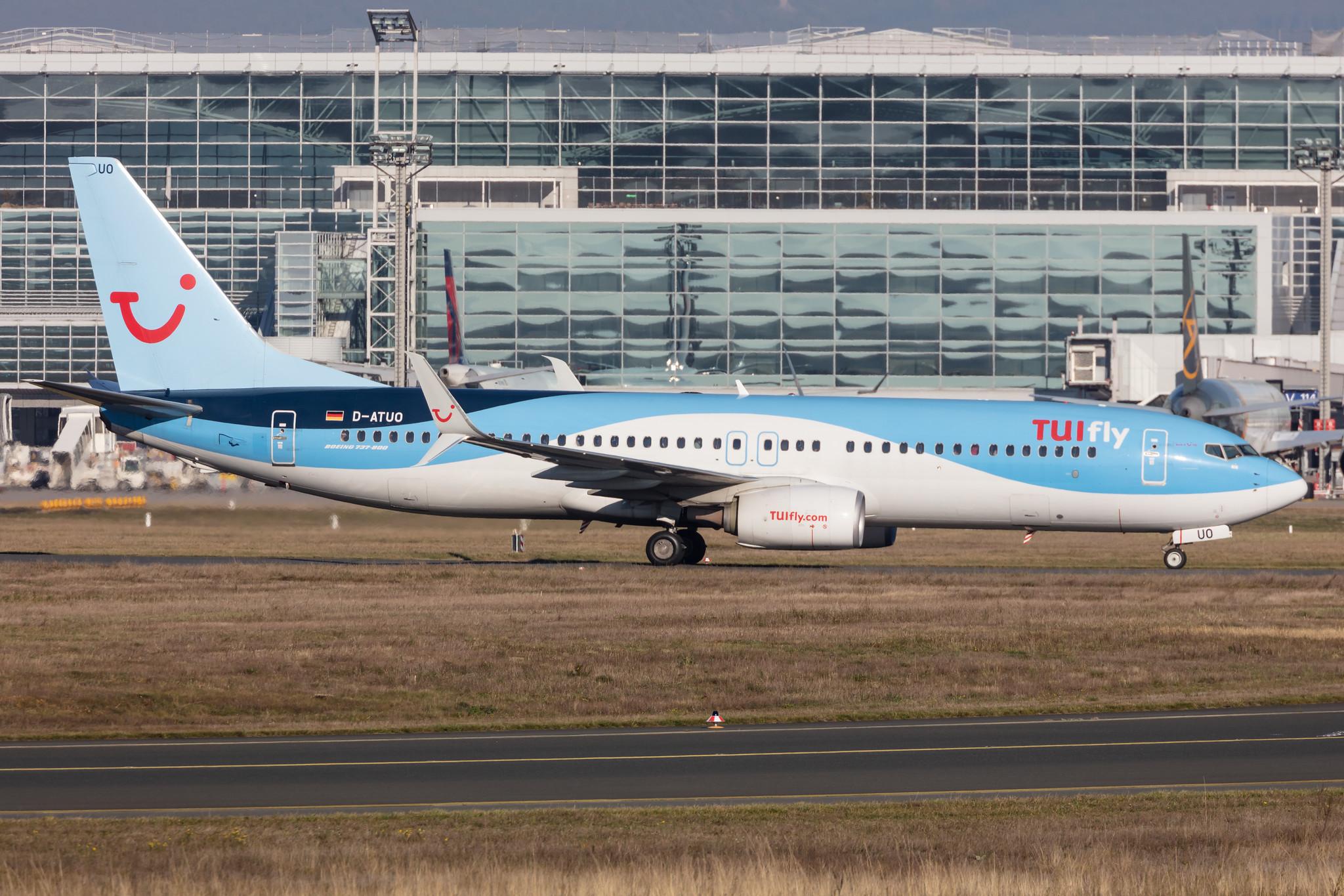 Frankfurt Airport: TUI (X3 / TUI) | Operator: TUI fly |  Boeing 737-8K2 B738 | D-ATUO | MSN 41661