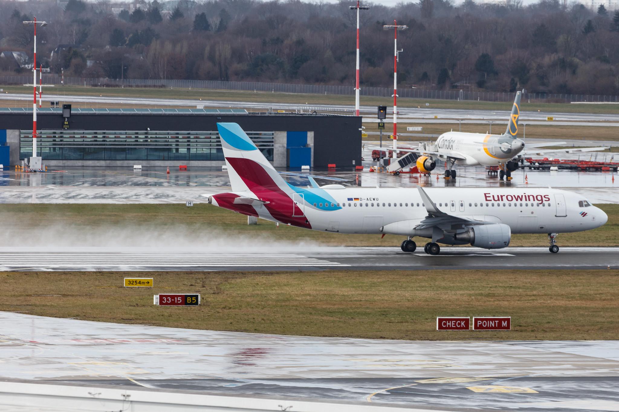 Hamburg Airport: Eurowings (EW / EWG) |  Airbus A320-214 A320 | D-AEWU | MSN 7513