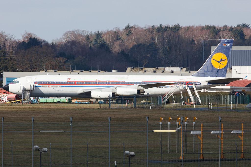 Hamburg Airport: Lufthansa (LH / DLH) | Boeing 707-430 B704 | D-ABOB/D-ABOD | MSN 17720